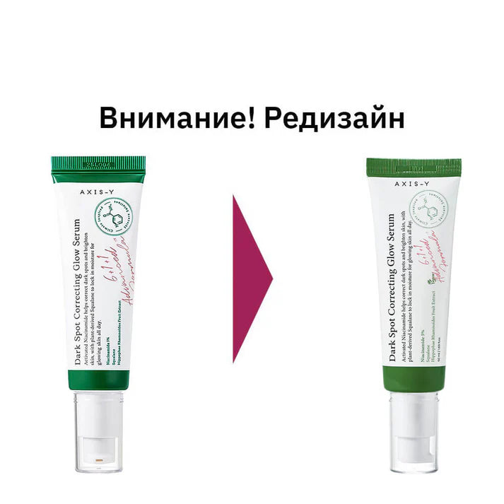 Осветляющая сыворотка от пигментных пятен с 5% ниацинамида AXIS-Y Dark Spot Correcting Glow Serum